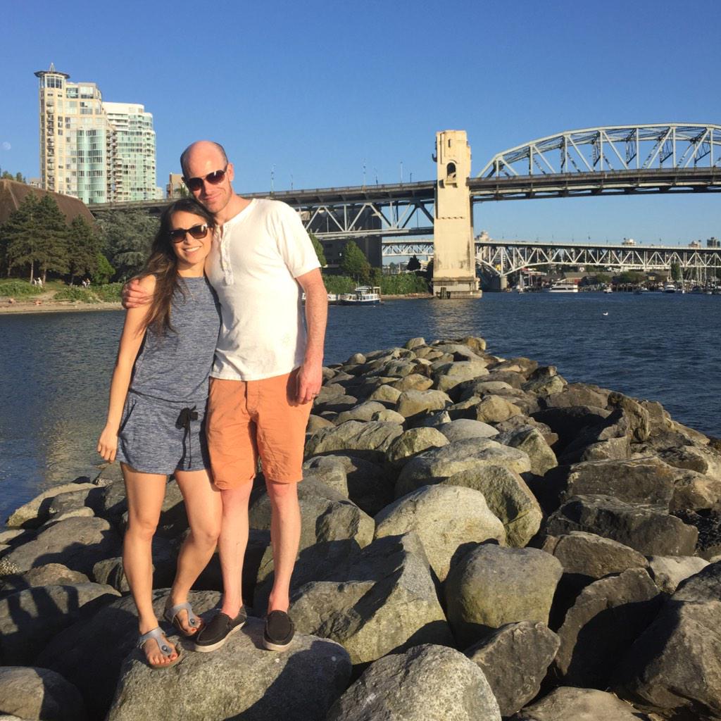 Magic hour at Sunset Beach #vancouver #vancity