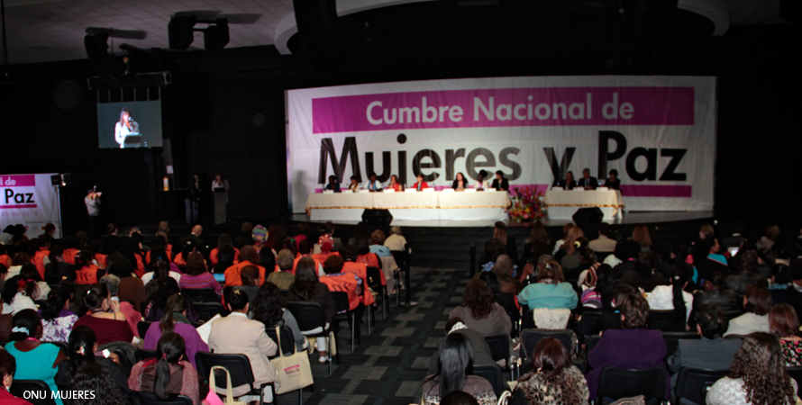 UN_Women's tweet photo. How #Colombian women are helping reach a stable, lasting &amp; sustainable peace: http://t.co/oQXbKFJAk8 #Beijing20 http://t.co/oQDpVTxk1a