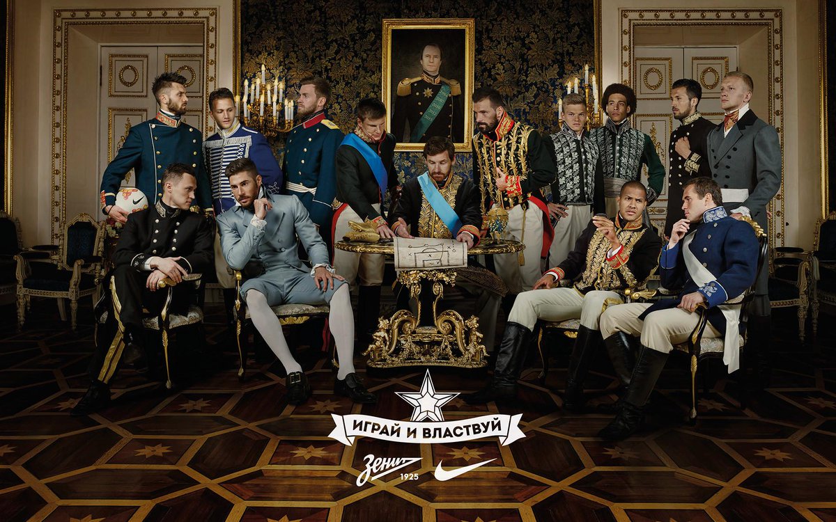 paddypower's tweet photo. Just got cheered up by this Zenit team photo. Brilliance. http://t.co/aXmzAaW0ua