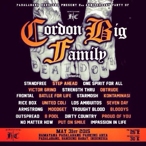 Yo merapat kita pemanasan dulu disini bareng saudara kita <a href="/StepAheadHC/">STEP AHEAD</a> yang akan launching party album sore nanti.