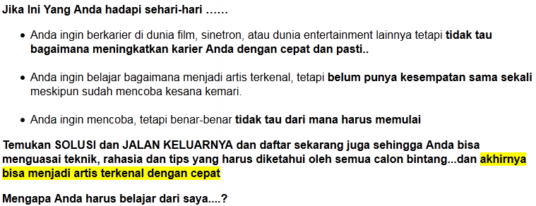 Ingin Cepat Jadi Artis Top? Masuk Sini Gan