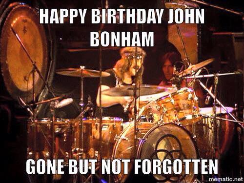 Happy birthday again John Bonham!!! 