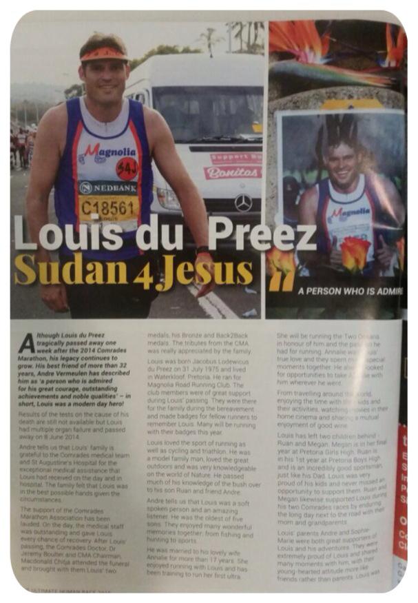 MeggieDu's tweet photo. #LouisLegacy @ComradesRace so inspirational!! http://t.co/a4e3n5zAsP