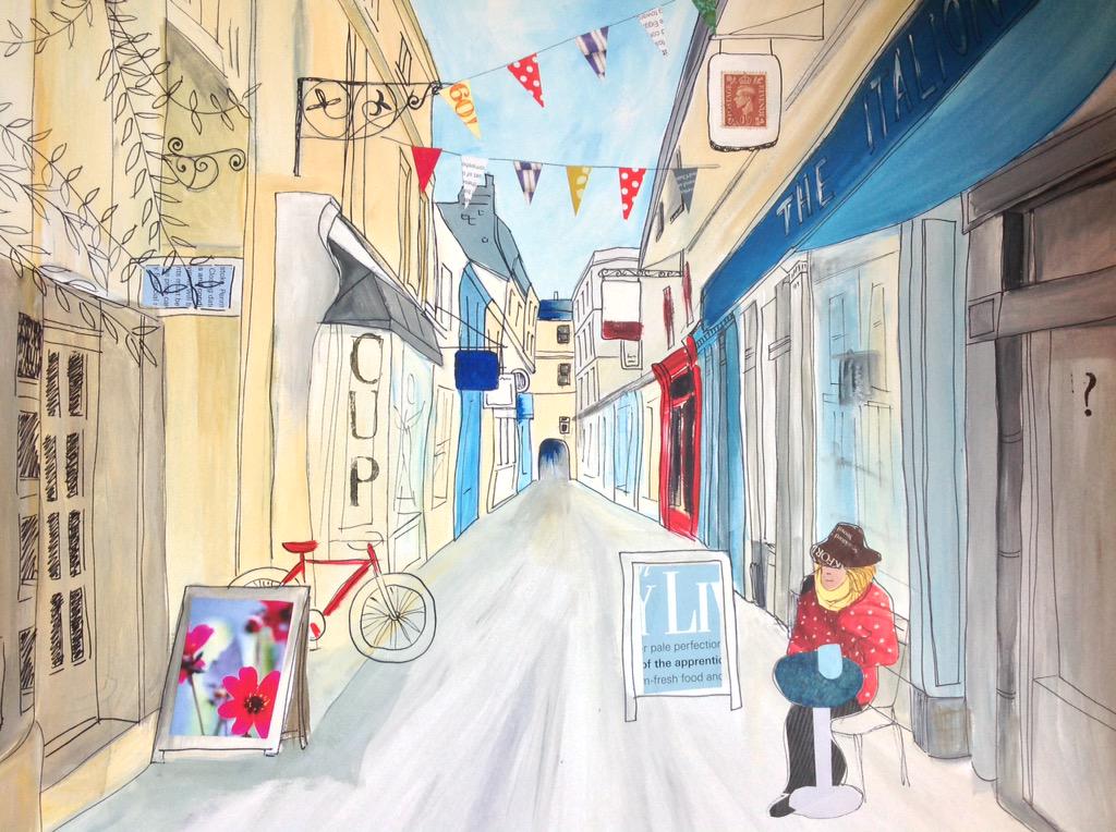 fourmakersuk's tweet image. Original paintings, illustrations, signed prints, cards @cheeseandgrain @morethanamarket next Sunday!