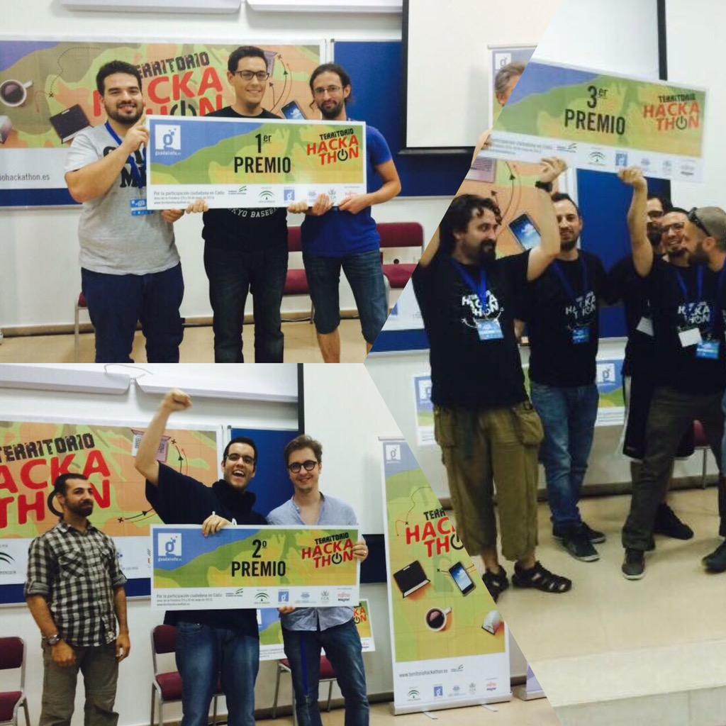 iperea's tweet photo. Enhorabuena a todos/as los ganadores del #THackathon de la @RedGuadalinfo gracias por vuestra participación. http://t.co/fJZcSzgvYe