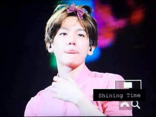 gabythalia99's tweet photo. Cute baekhyun :* RT "@EXOcastle: #EXOluXioninShanghai D2 - Baekhyun ㅋㅋㅋㅋㅋㅋㅋㅋㅋ ©Shining time http://t.co/RkIMI8pojx"