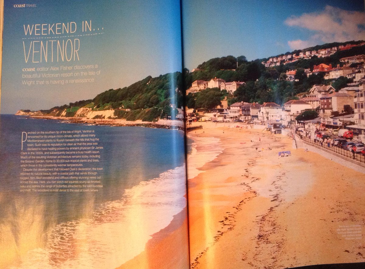 Great Weekend in Ventnor article in July <a href="/coastmag/">Coast Magazine UK</a>. Editor @alexfisherwords ended her stay with a meal <a href="/Royalhoteliow/">The Royal Hotel IOW</a>