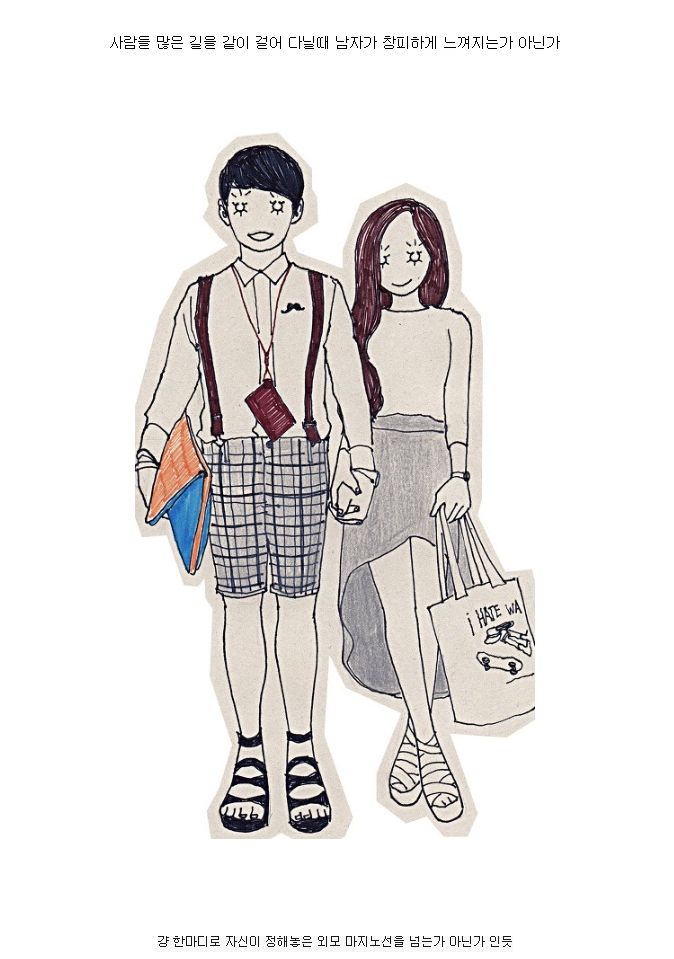 여자가 남자를 보는 현실적인 기준 | 인스티즈