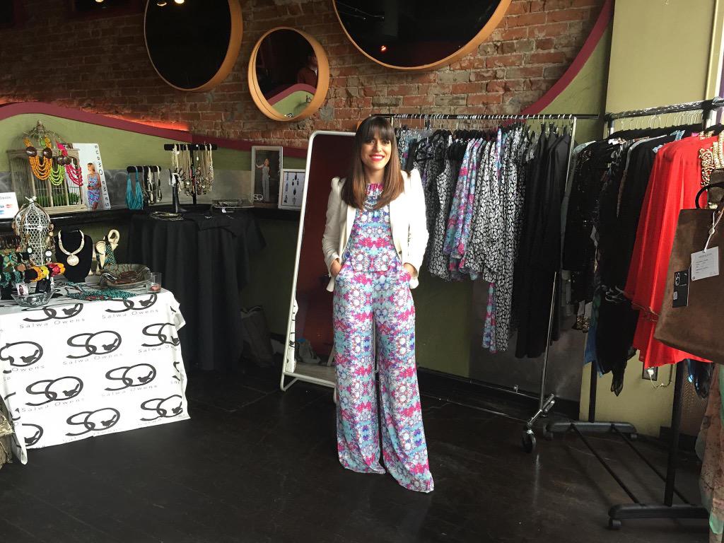 SalwaOwens's tweet photo. Great time at @FoCoStartupWeek setting up a trunk show at the NoCo Women Who Lead gathering Friday! #FCSW15 http://t.co/kXQVllgy18