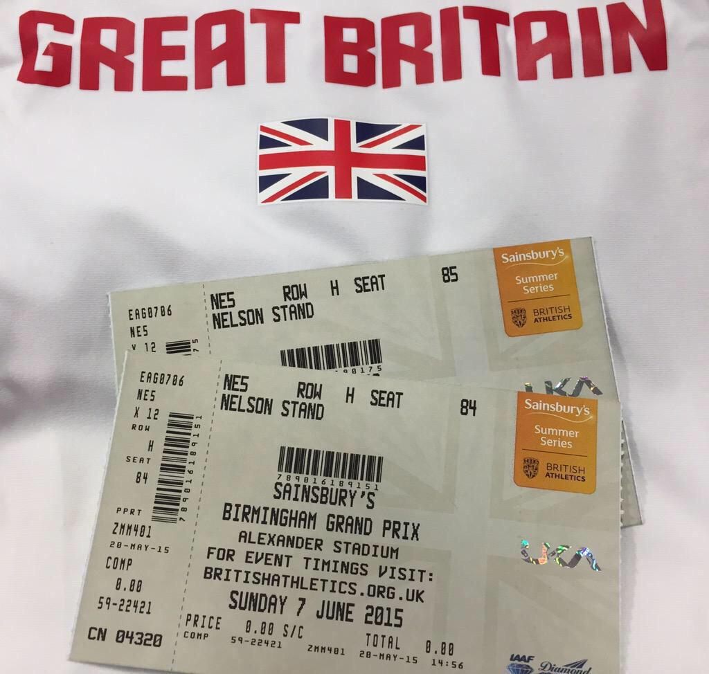 To celebrate <a href="/J_Ennis/">Dame Jess Ennis-Hill</a> comeback, we are giving away 2tix to see her at #BirminghamGP next Sunday. RT &amp; follow to enter