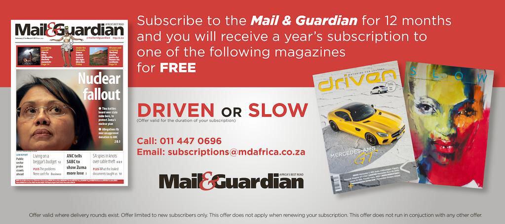 Subscribe to the M&amp;G for 12 months and you will receive a year’s subscription to one of the magazines.