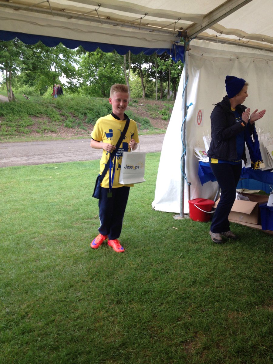SHCFundraising's tweet photo. Tyler Platt, age 11 is our first finisher. #buggypush #walkingformiracles http://t.co/Lxi64Z6RzX