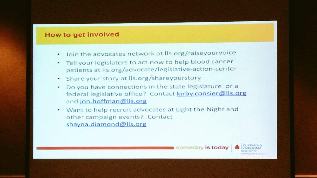 AzBloodCancer's tweet image. In #AZ and want to get involved in #Advocacy? Here's how! @JonFHoffman @KirbyConsier @LLSAZ #BloodCancer