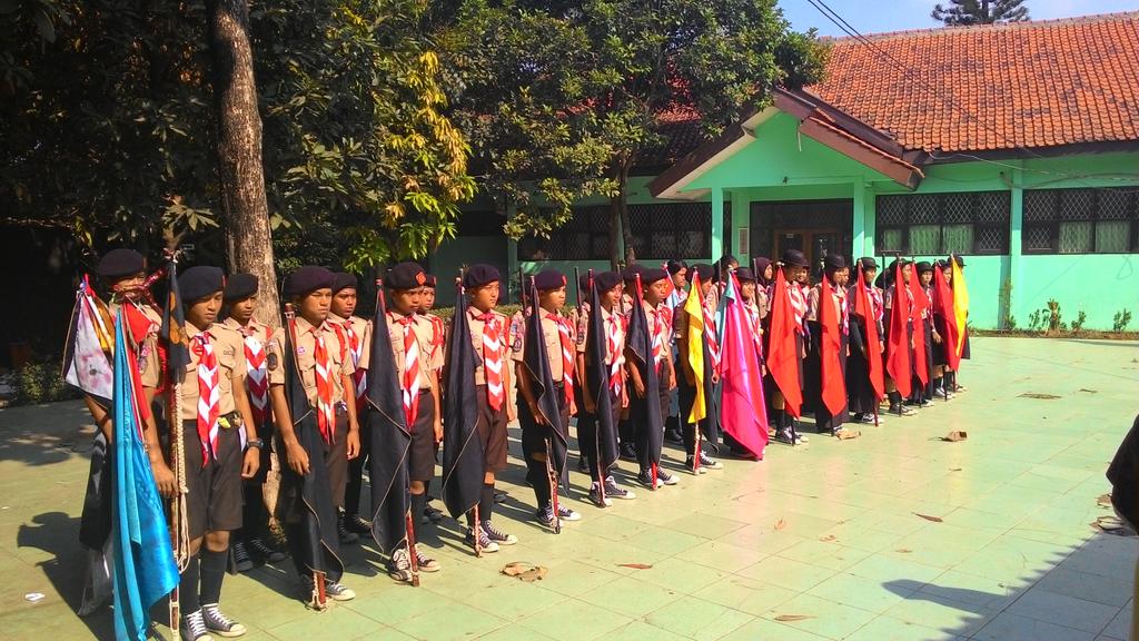 Ini lagi persiapan sebelum lkbbt..gebyar smun7 bekasi..