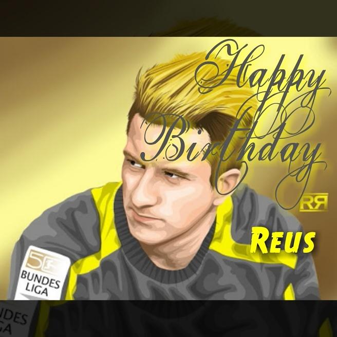 \" \"HAPPY BIRTHDAY\" Marco Reus 