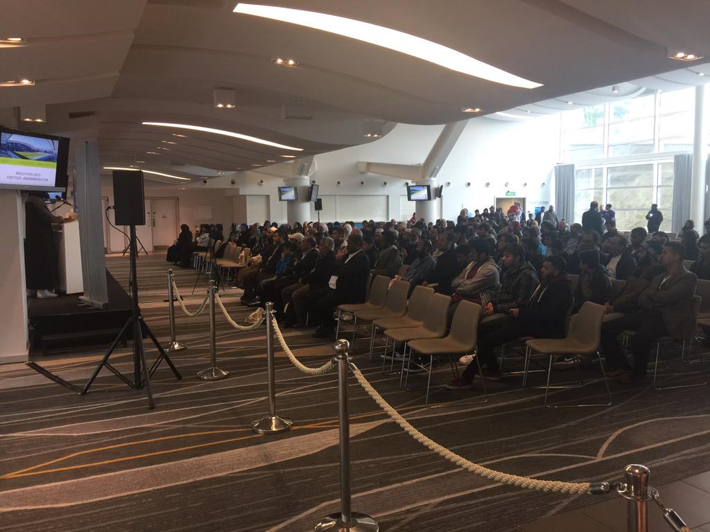 Kicking off #M2MBrigthton with Quran recitation by Imam Uthman Jeewa. :)