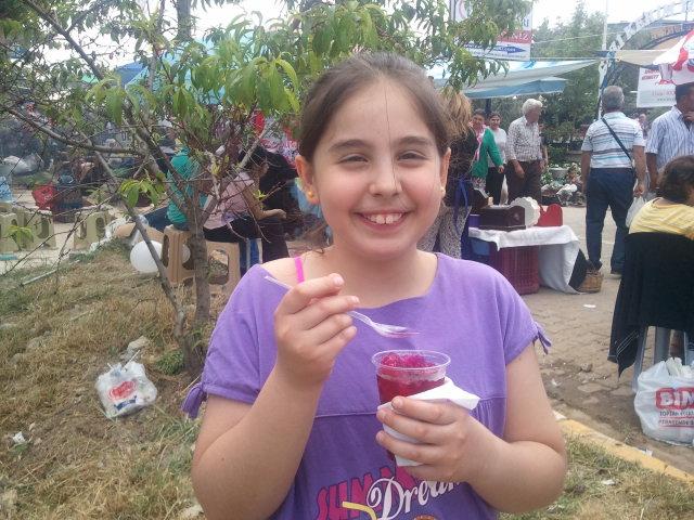 Azra'nın kar şerbetiyle imtihanı:))