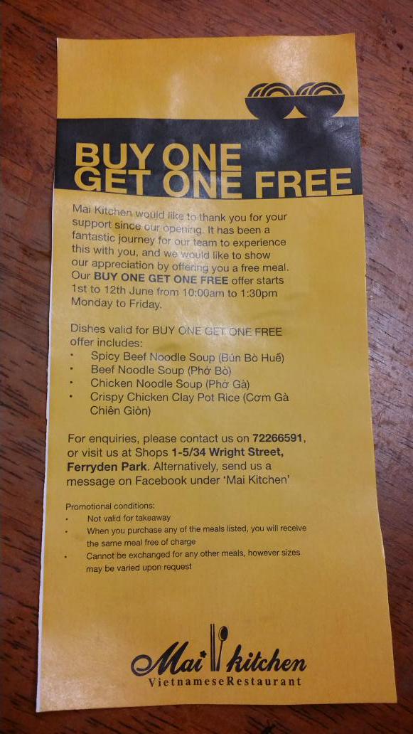 Dan_Giang's tweet photo. #vietnamese #food #free #bargain #restaurantes #people #yum #foodporn #special #maikitchen #adelaide #southaustralia http://t.co/BwbwfM5vdG
