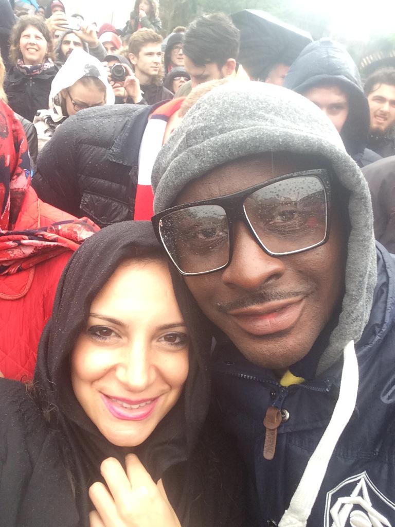 _Grimanditweets's tweet photo. @GzaDaRambler and @simaelamine at the Emirates #afc #FACupParade http://t.co/mQCsT2kCk4