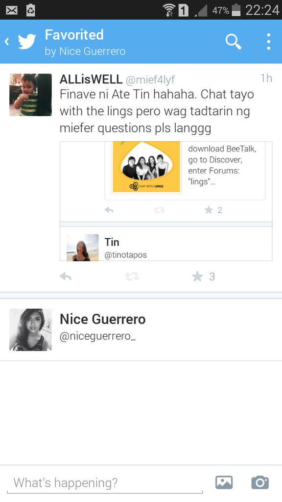 blvr4lyf's tweet photo. Quota ako sa lings tonight legit hahaha. Si ate Ye na laanggg. #2015goal 😅😉 http://t.co/hH3Ie8EqKF