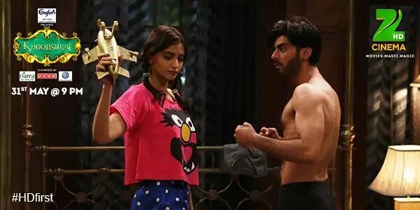 SonamKapoorCafe's tweet photo. So the most awaited day is here π’π’!! Watch #Khoobsurat today at 9PM IST only on @ZeeCinemaHD!! #MilliMadness http://t.co/WptGtKGjOD