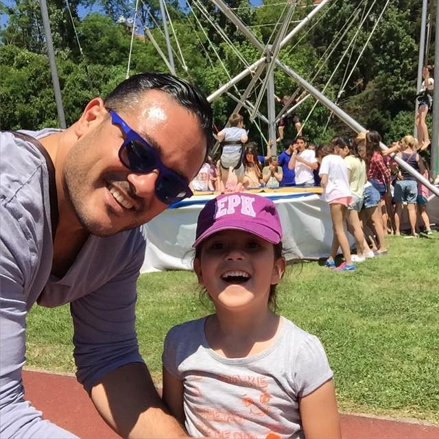 Shlomiko's tweet image. With my sweet baby at her #Funtime2015 #Enka