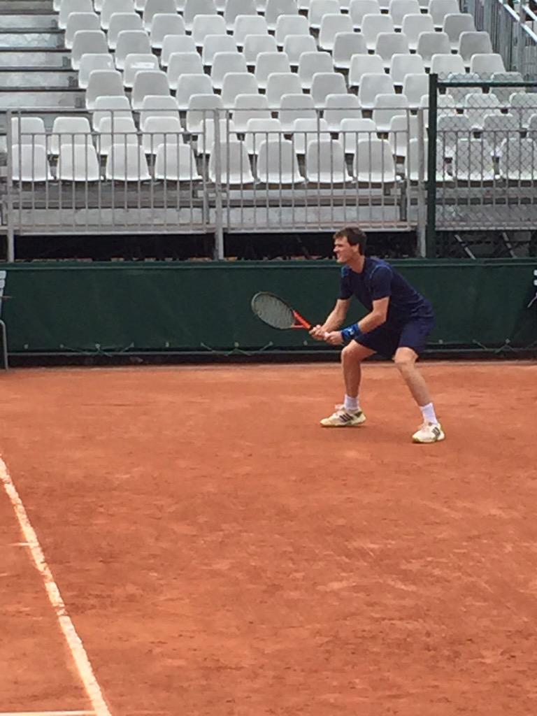 mark_oller's tweet photo. Good luck @jamie_murray #RolandGarros #FrenchOpen #tennis http://t.co/AJLPdeAYHr