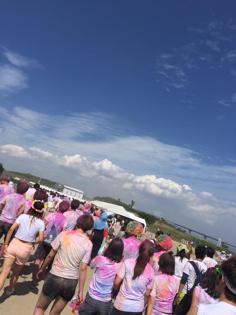 ella8alex's tweet image. Awesome crazy Sunday!!! #colormerad #ColorMeRadTOKYO #rad #color #me