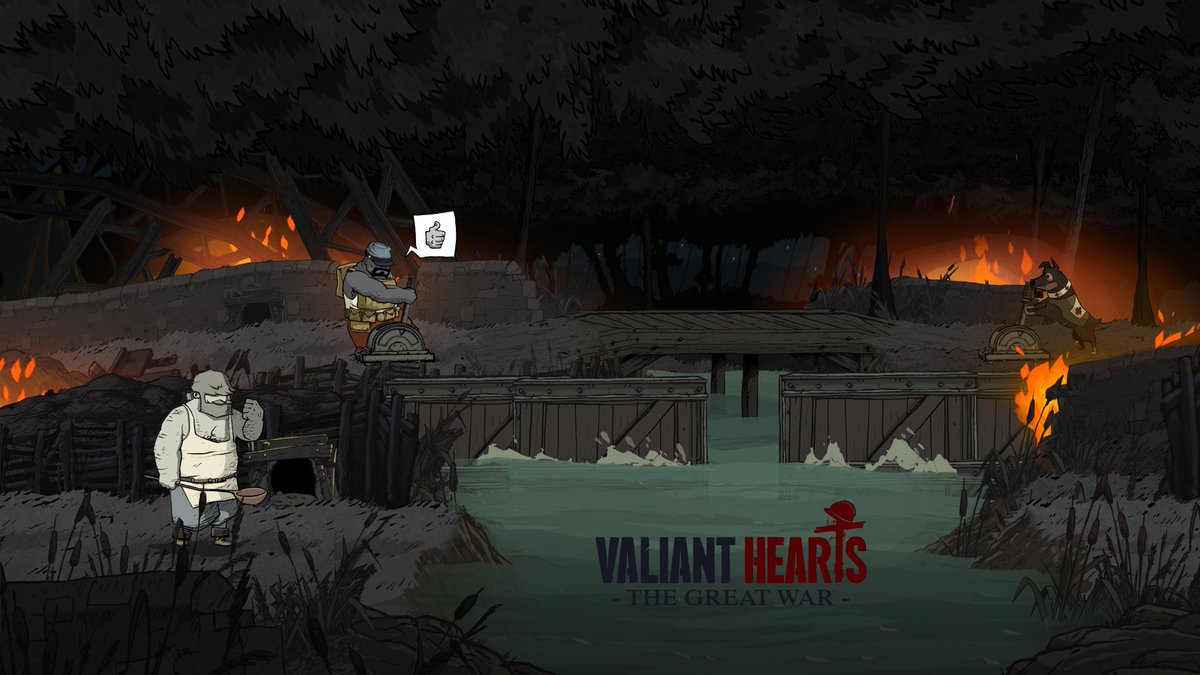 Comradery is essential when the world is at death's door #ValiantHearts bit.ly/um-VHTGW