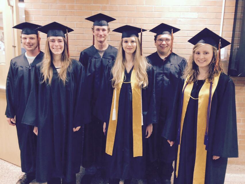 Congratulations to our 6 senior members who finish one journey and start another today! Happy Graduation! #lcffa