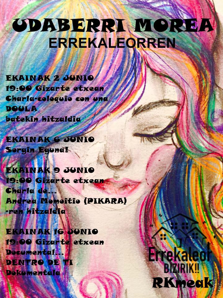 Errekaleor's tweet photo. Iritsi da udaberri morea Errekaleorrera! #RKmeak @Guet_kateme @BilguneFeminist @GazteIraultza @topatuinfo @hara_ba http://t.co/C1Eijn4wwW