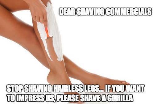 LeadMonkeyLists's tweet photo. A reminder to make your marketing realistic! Not sure how I'd feel about seeing a gorilla get shaved on TV though :-) http://t.co/tSl72jWnjO