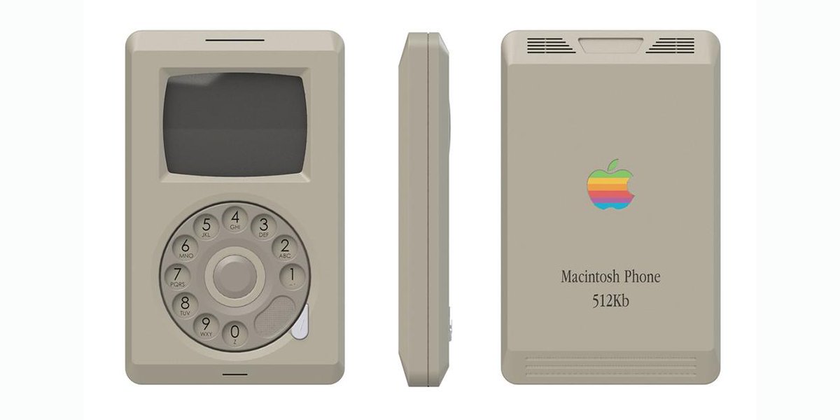 thenextweb's tweet image. What would an Apple smartphone have looked like in 1984? tnw.me/s4Z5a0G