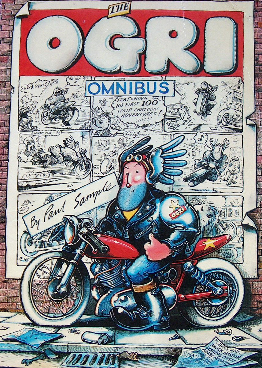 Honetmonster's tweet image. THE OGRI OMNIBUS by PAUL SAMPLE  COMIC STRIPS  1981  AUTOGRAPHED 
ebay.co.uk/itm/-/38126836…

#Ogri #PaulSample #bike