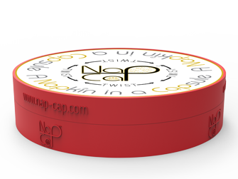Nap_Cap's tweet photo. NapCap Lux+ is the Worlds First Twist &amp; Pop Terry Cotton Towel enclosed in a PLA Capsule http://t.co/lD8yhtkoAe
