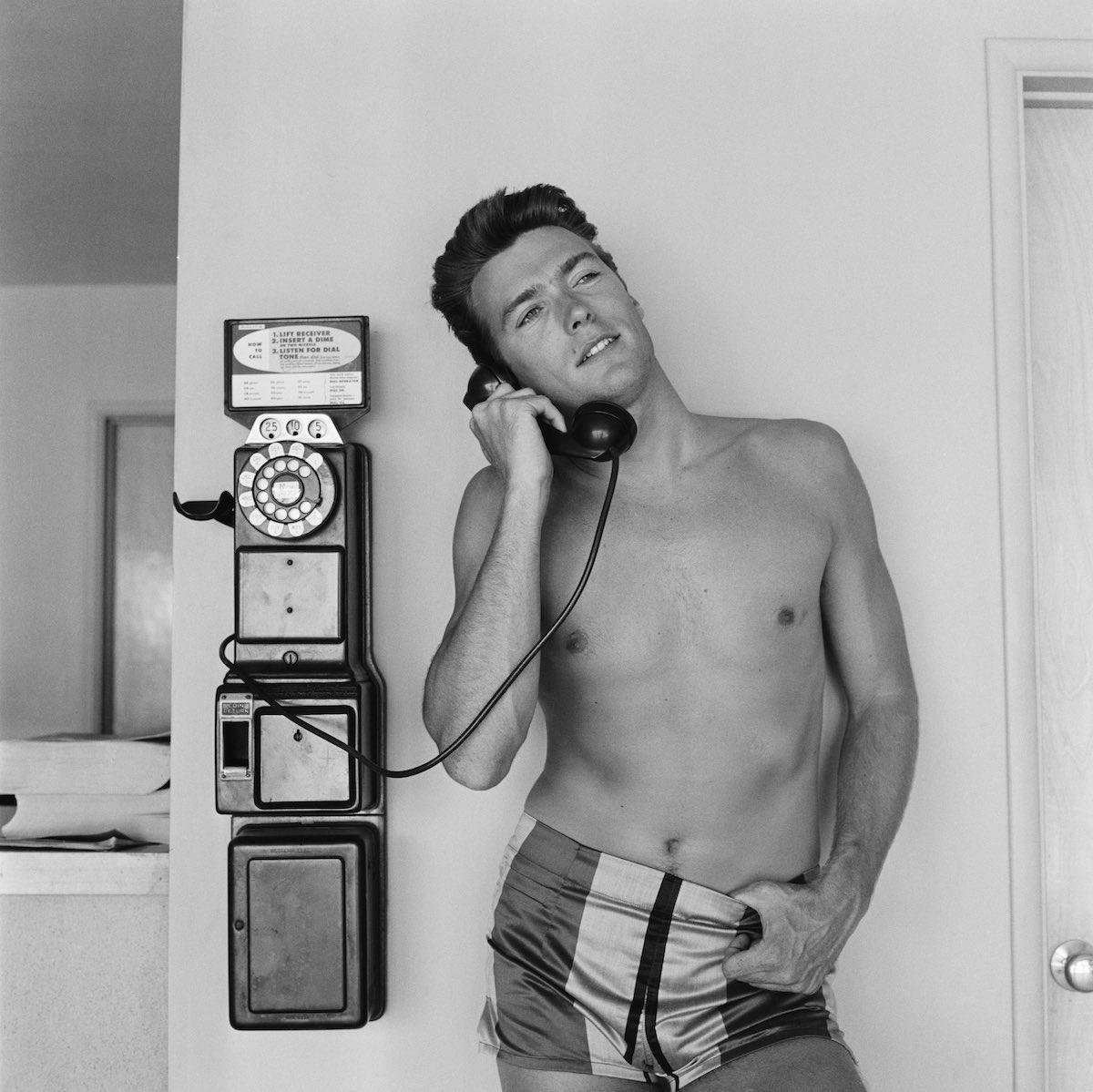  A young Clint Eastwood, waiting for his big break:   Happy 85th Birthday Dirty Harry!