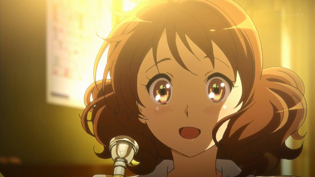 Euphonium_ENG's tweet photo. …どうだった？
What'd you think?

ー なんだろう、凄く音楽だった！
ー It was, like, real music!

加藤 葉月/黄前 久美子 #anime_eupho https://t.co/W7LUc4q0EG