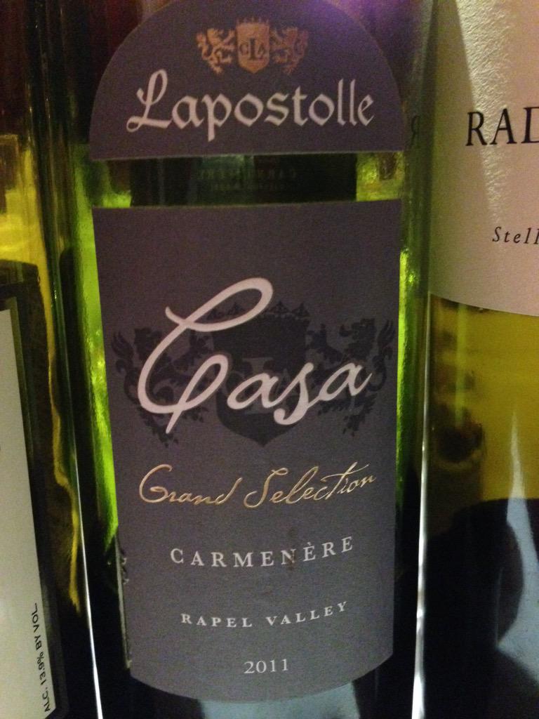 ManteginiSomm's tweet photo. #EntrenamientoSensorial #VinosDelMundo #Carmenére 2011 @LapostolleWine #Chile #GrandSelection #RapelValley http://t.co/Awqpu4NsgF