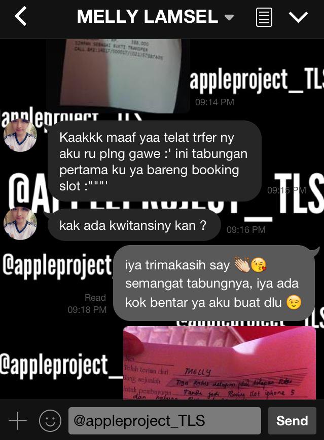 TESTI NABUNG IPHONE DI APPLE PROJECT TLS 💕😍 BERMINAT NABUNG? LANGSUNG LINE AJA 💙💜