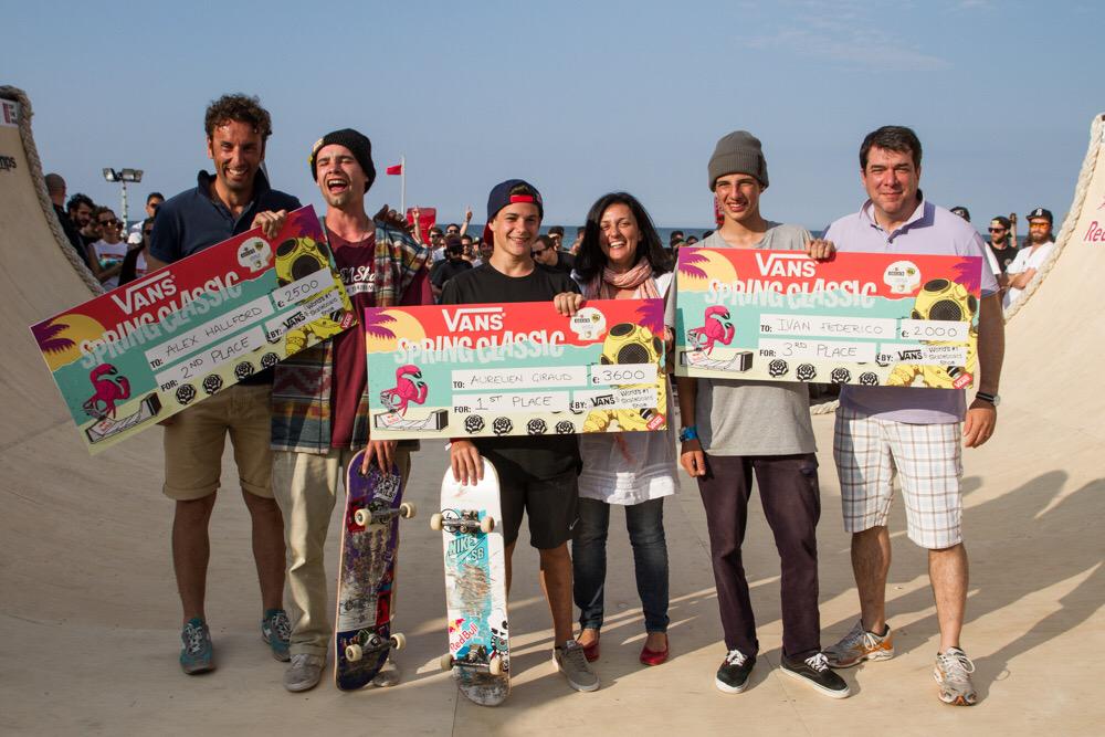 VANS_Europe's tweet photo. The winner of #VansSpringClassic 2015 is Aurelien Giraud!!congrats!!! http://t.co/Hbfdk0uXFQ
