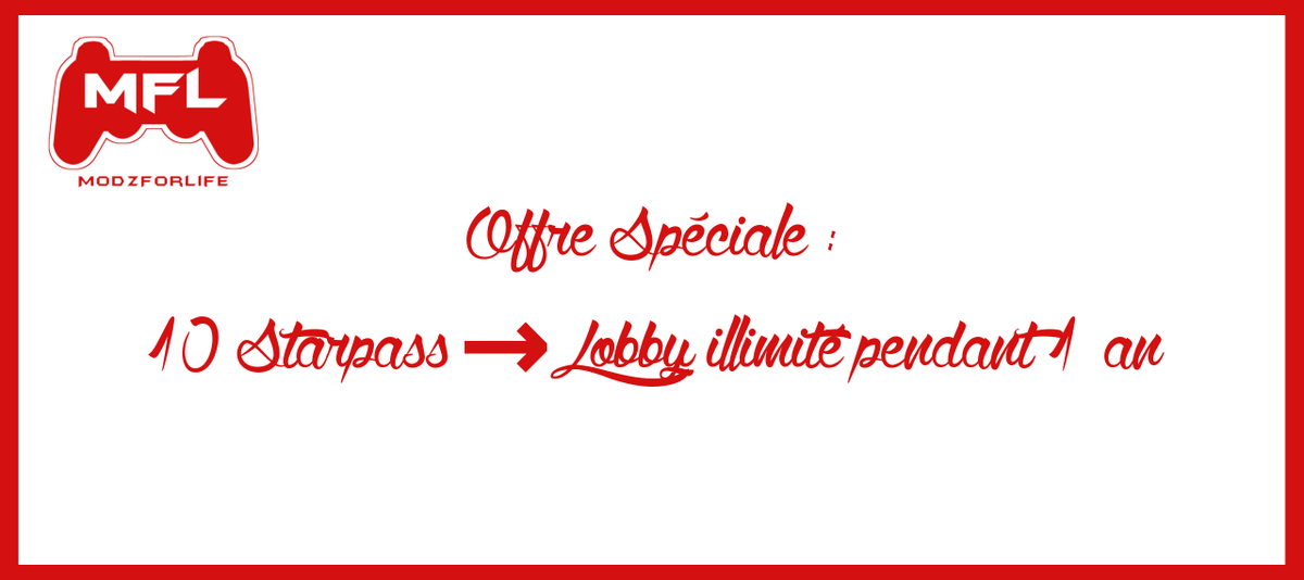 Modz_ForLife's tweet image. -- OFFRE SPECIALE ! --