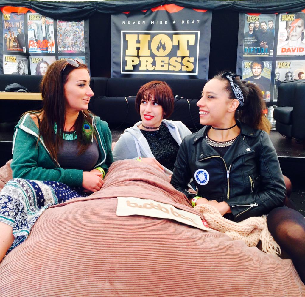 hotpress's tweet photo. Post @cyrilhahn interview at the @hotpress Speakeasy at @ForbiddenFFest - time to get comfy on the @buddabag #comfy http://t.co/NLImCV6qN8