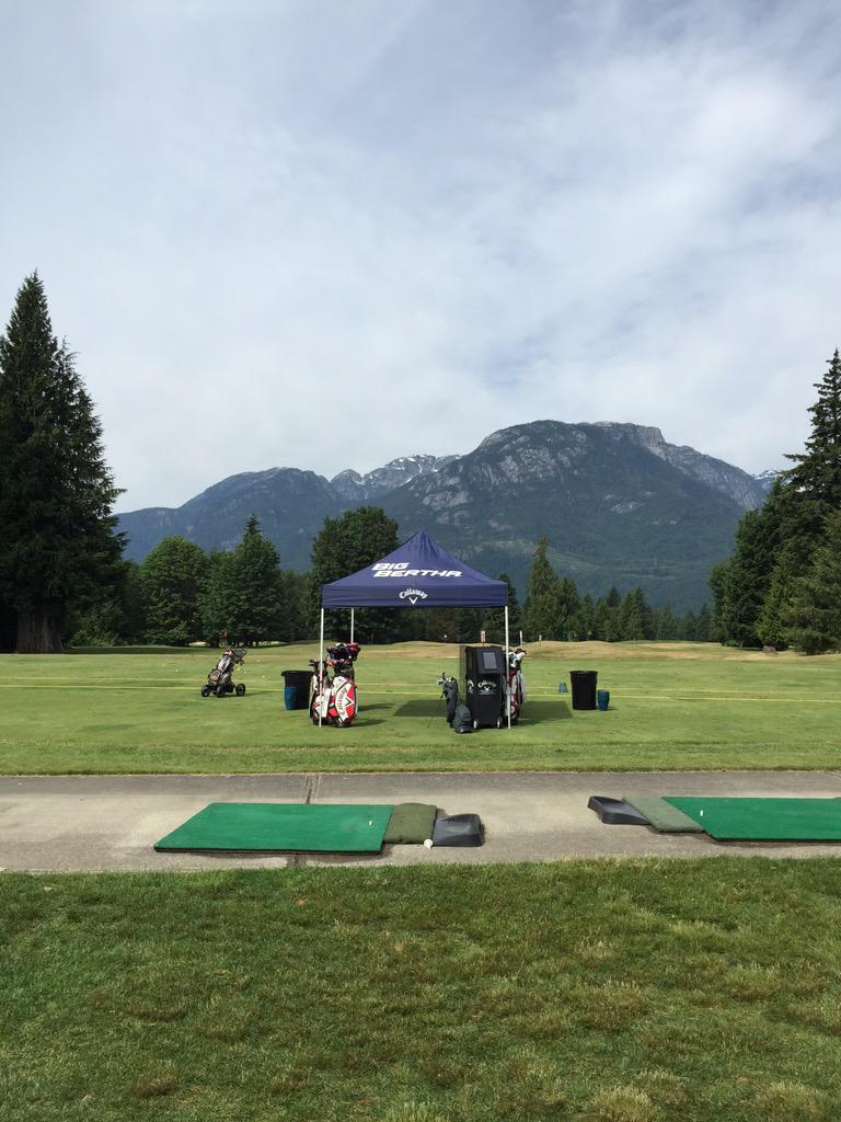 Dexman77's tweet photo. Some people stare a cubicle this is my office today! Callaway Demo Day Squamish Valley GC 10-2 #XRSpeed #Alphalong http://t.co/AURJ2fhplg