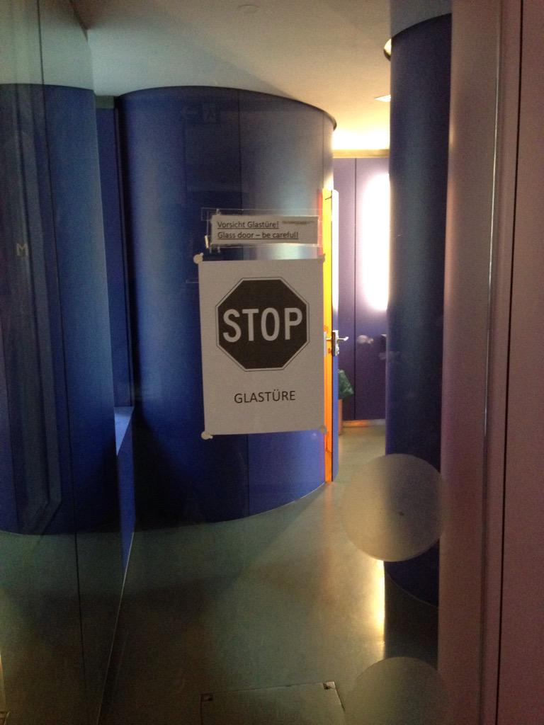 The hallmark of design without humans in mind : a sign that warns people about your aesthetic.