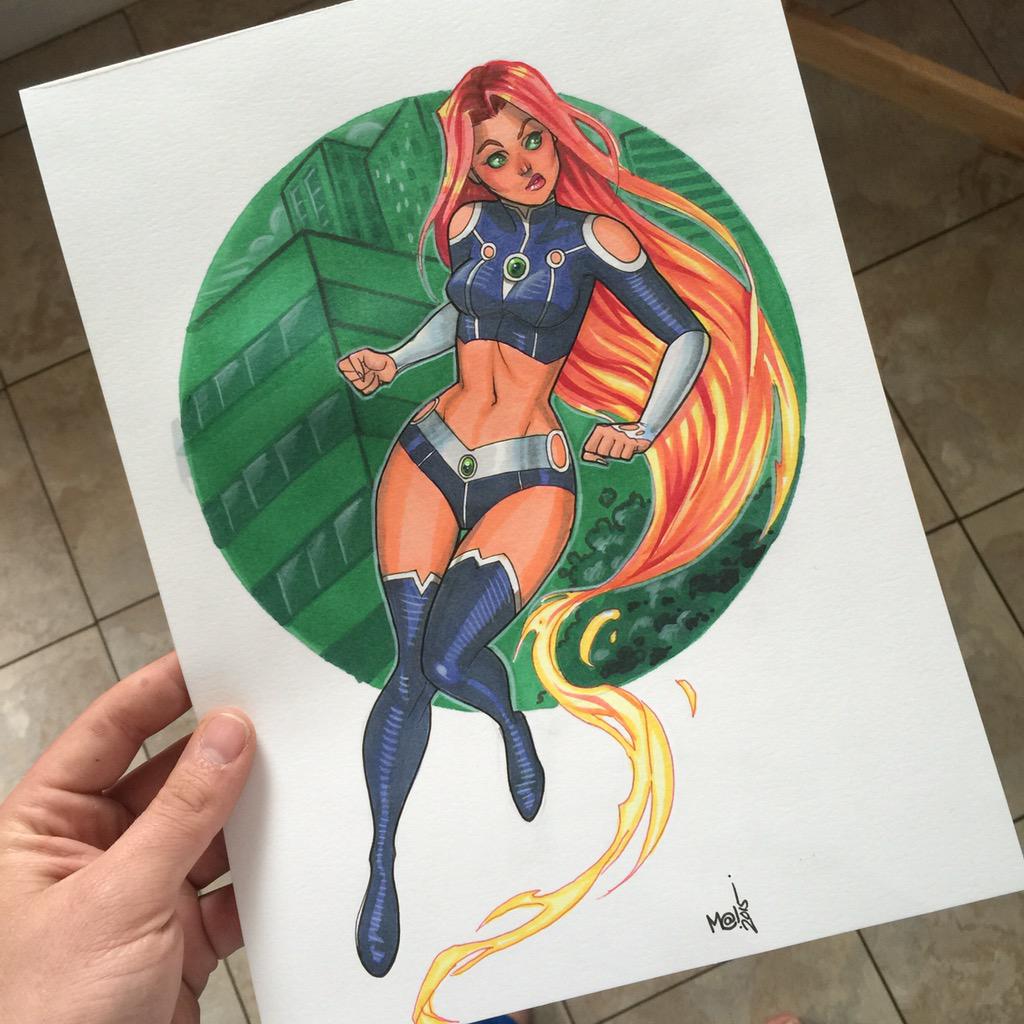 TowMathew's tweet image. starfire warmup