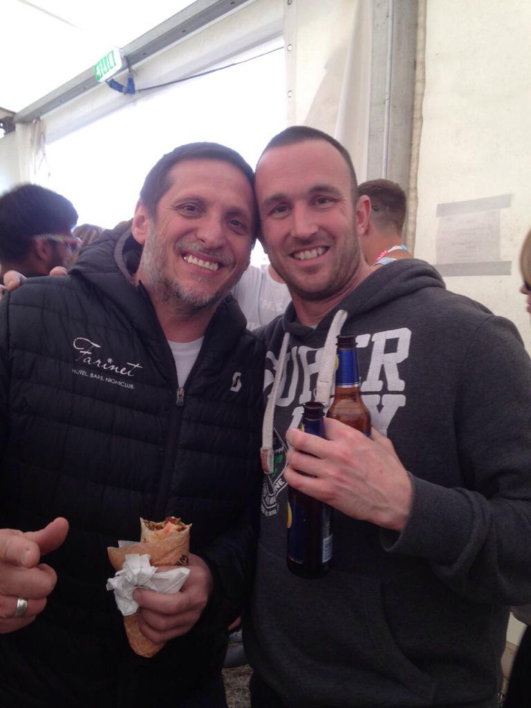 bobbins1982's tweet image. Look who @stuntmonkey79 bumped into at @wearefstvl yesterday! #brandonblock #ClockworkOrange