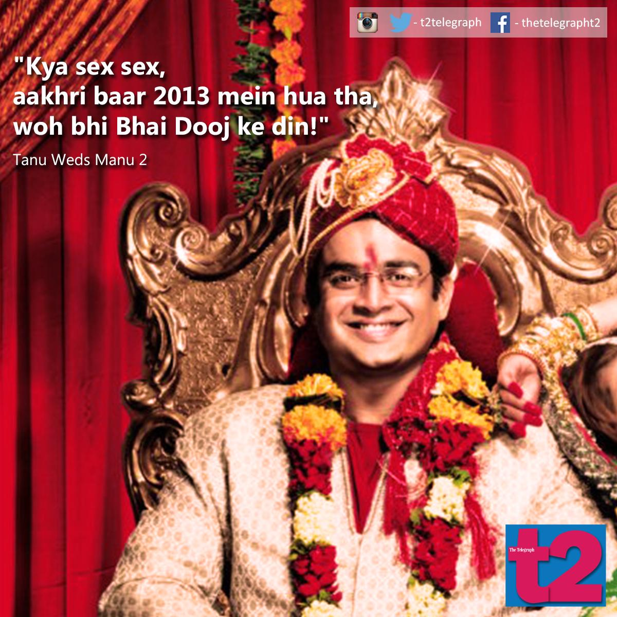 Happy Birthday R.Madhavan ! Which is your favourite one liner in Tanu Weds Manu Returns 