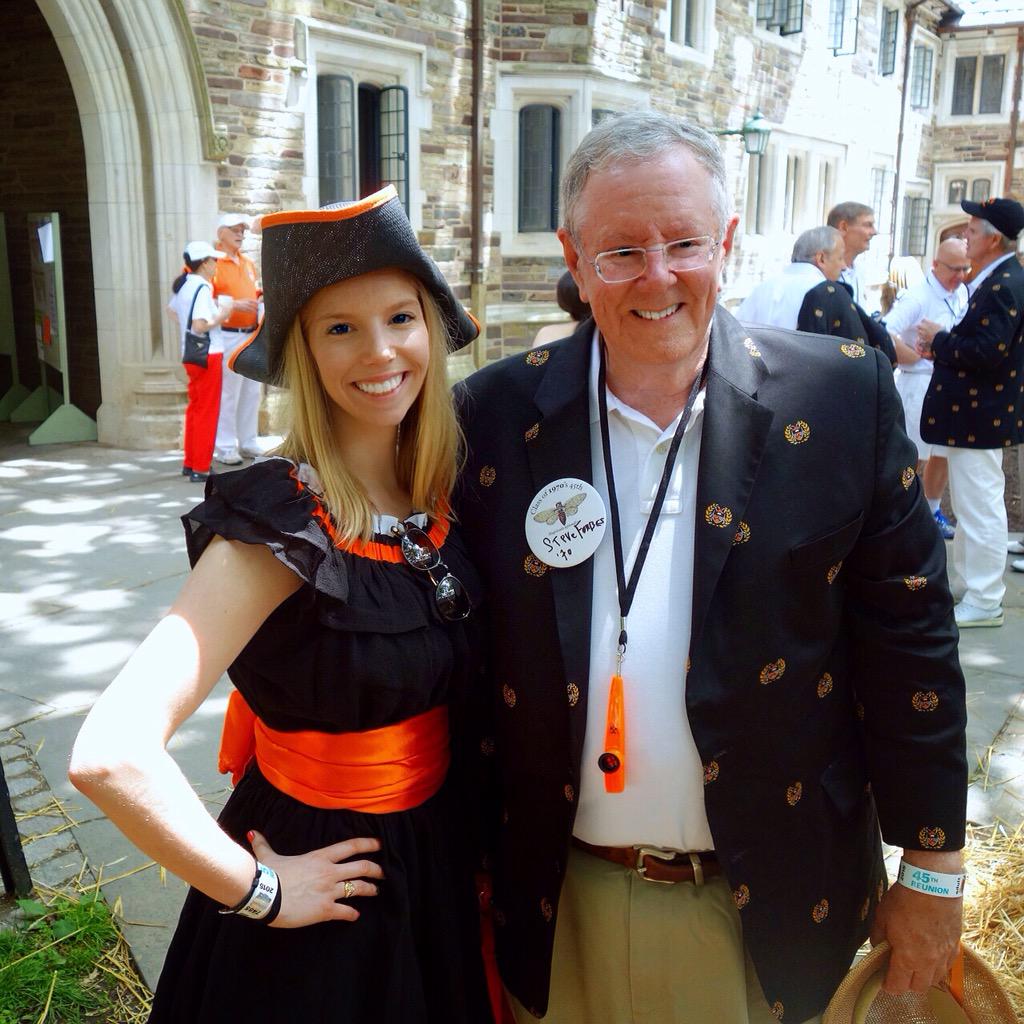 Had a great day celebrating my 45th <a href="/Princeton/">Princeton University</a> reunion &amp; daughter  <a href="/biznessturtle/">Biz Forbes</a>'s 5th! #princetonreunions