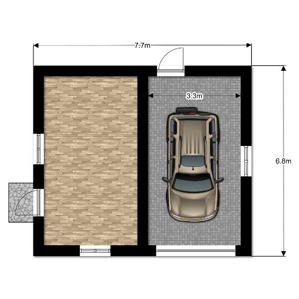 tutproekt's tweet image. Небольшой хозяйственный домик, летняя кухня или сарай с гаражом tutproekt.com/proekt/do100/g… 
#проекты_домов #проект_дачи