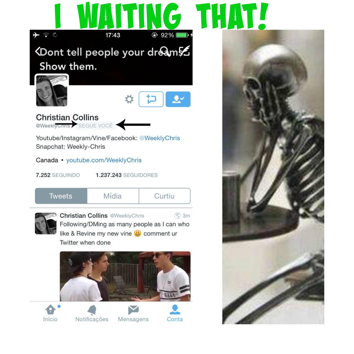 irecabello97's tweet image. Can you make my dream come true? @WeeklyChris